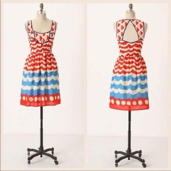 Anthropologie Dresses & Skirts - Anthropologie We Love Vera High Seas Dress